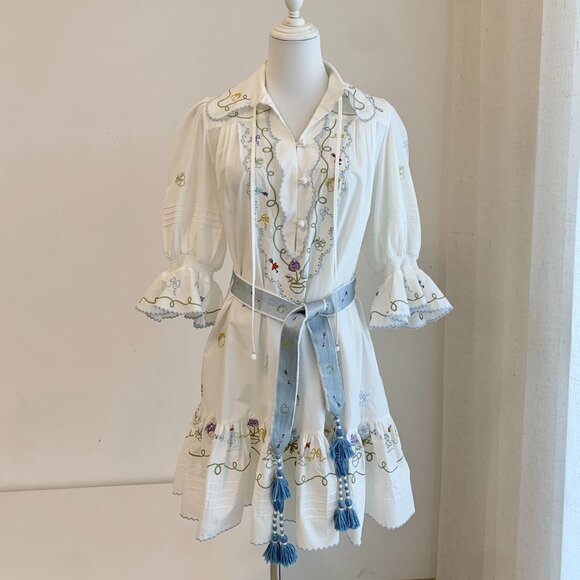 Alemais Giulia Embroidered Mini Dress - Picture 5 of 13